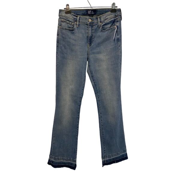 NWT Gap Mid Rise Universal Baby Boot Jeans US 8/29 Regular Medium Blue Wash - Picture 4 of 15